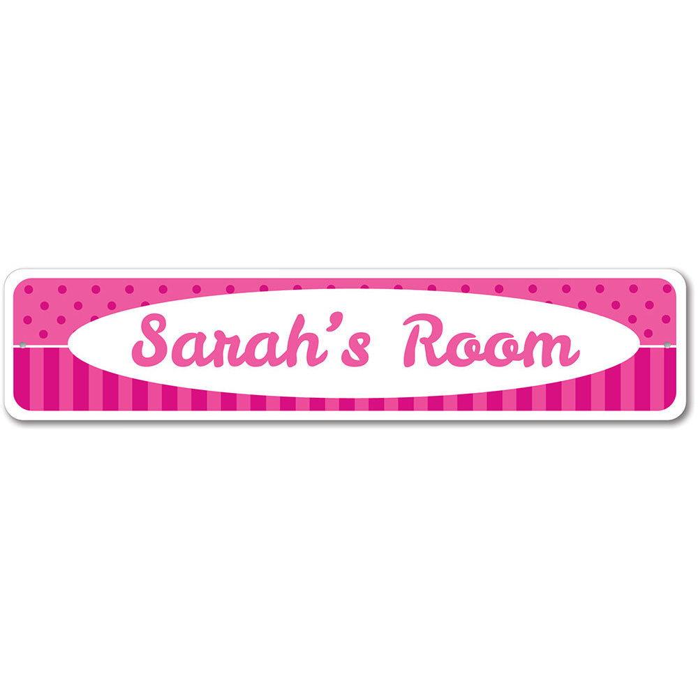 Pink Patterns Sign Aluminum Sign