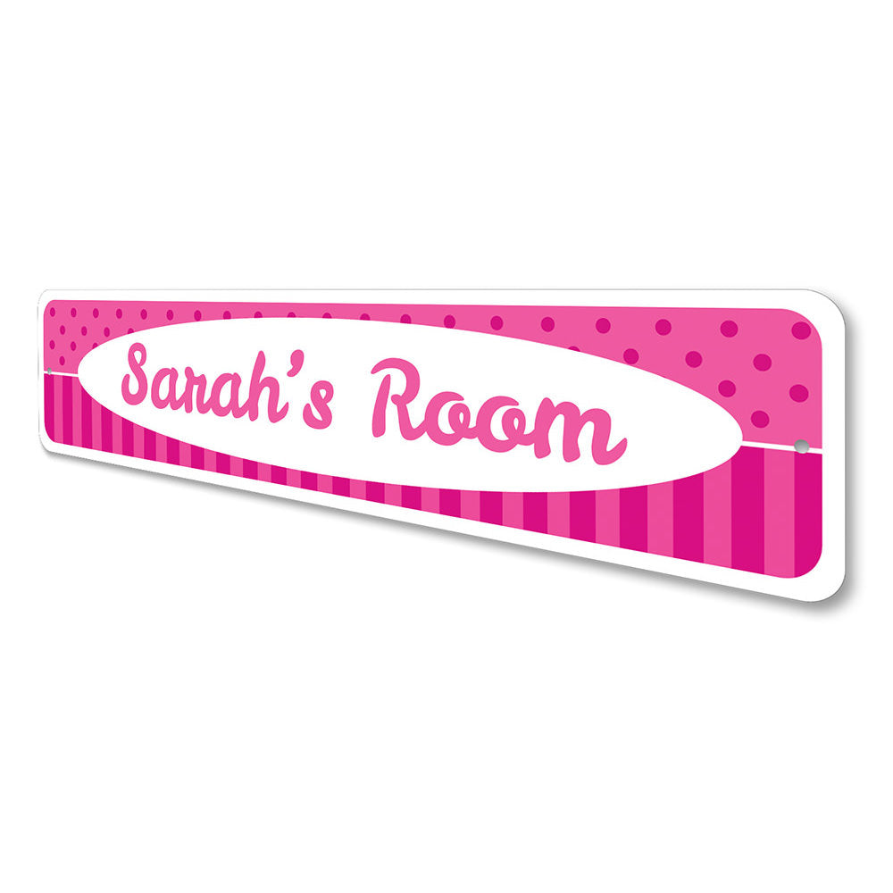 Pink Patterns Sign Aluminum Sign