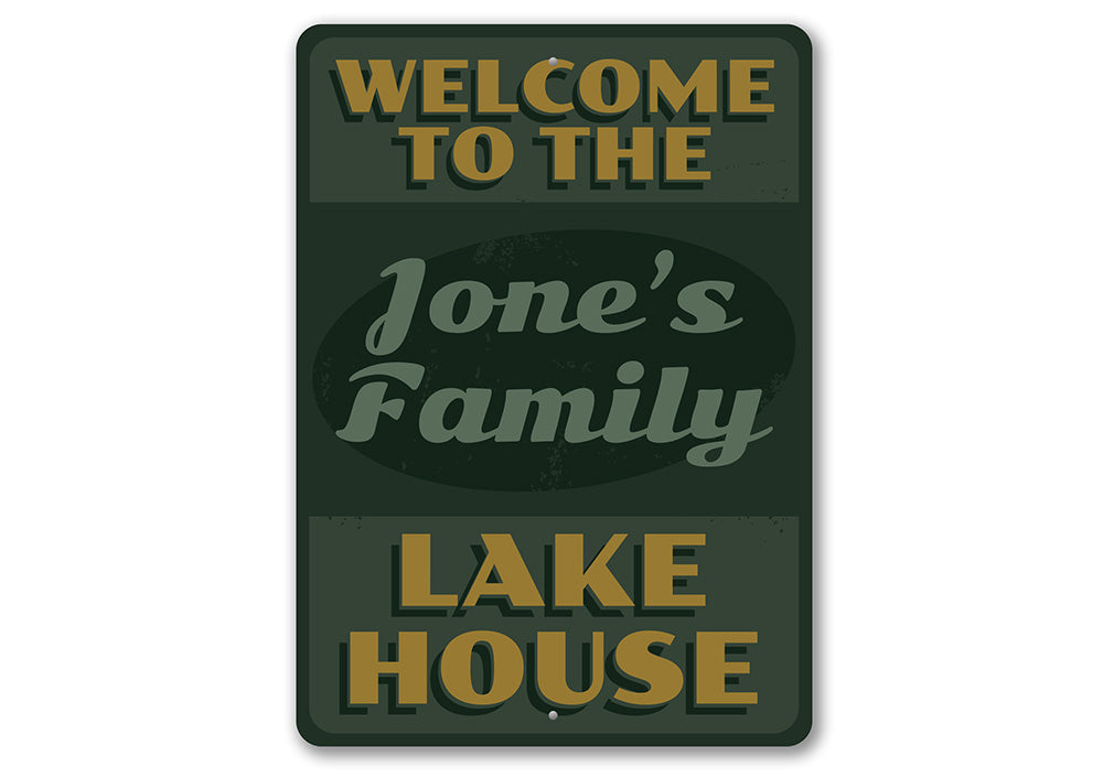 Lake House Welcome Sign