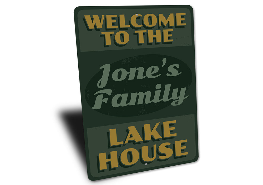 Lake House Welcome Sign