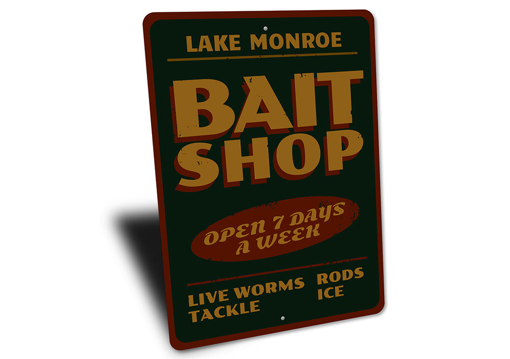 Bait Shop Open Sign