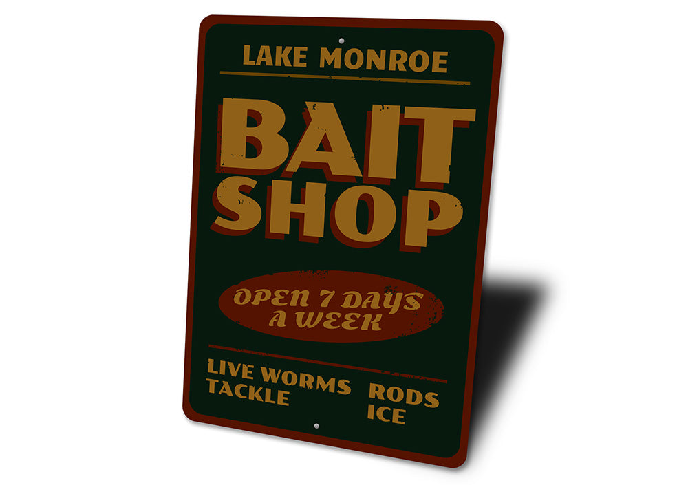 Bait Shop Open Sign
