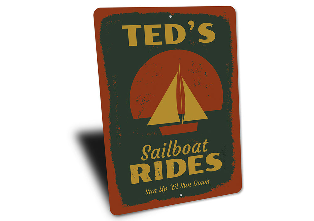 Sailboat Rides Sign