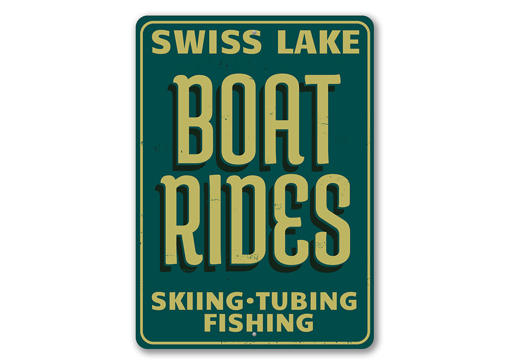 Speed Boat Rides Sign