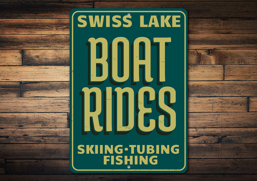 Speed Boat Rides Sign