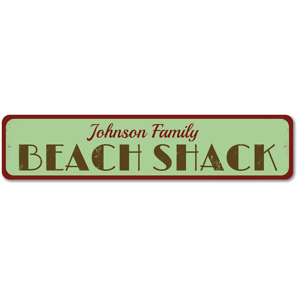 Beach Shack Sign Aluminum Sign