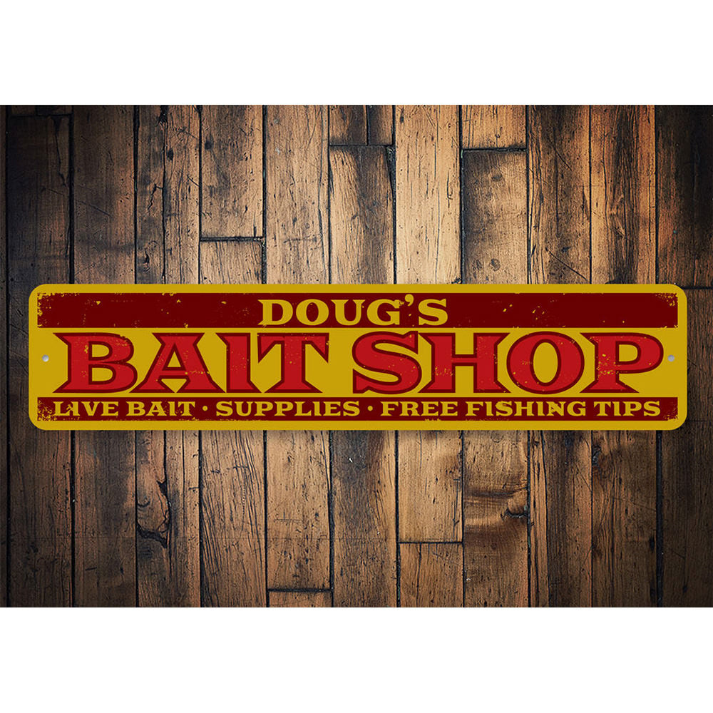Bait Shop List Sign – Lizton Sign Shop