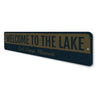 Vintage Lake Welcome Sign Aluminum Sign