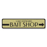Bait Shop Directional Sign Aluminum Sign