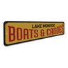 Boats & Canoes Sign Aluminum Sign