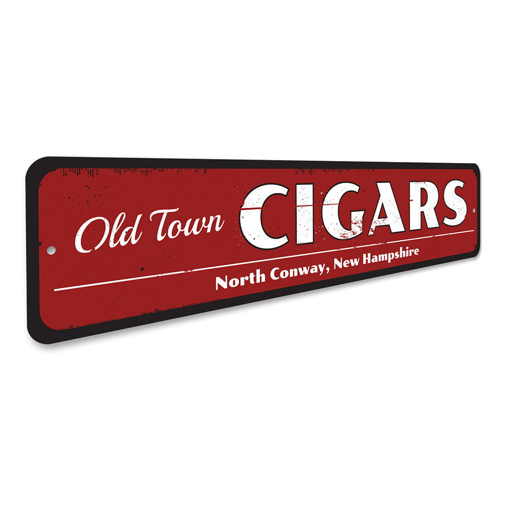 Old Cigar Sign Aluminum Sign
