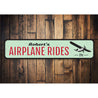 Airplane Rides Sign Aluminum Sign