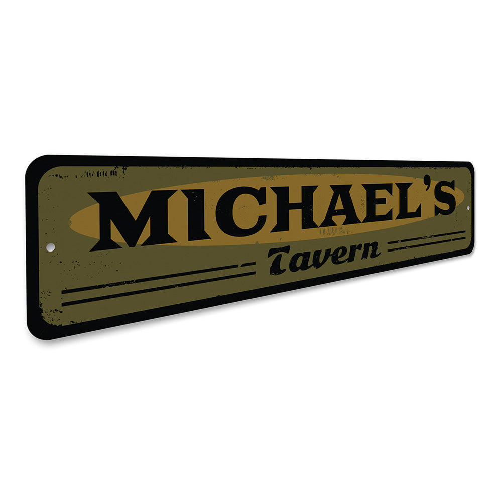 Tavern Name Sign Aluminum Sign