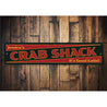 Crab Shack Sign Aluminum Sign