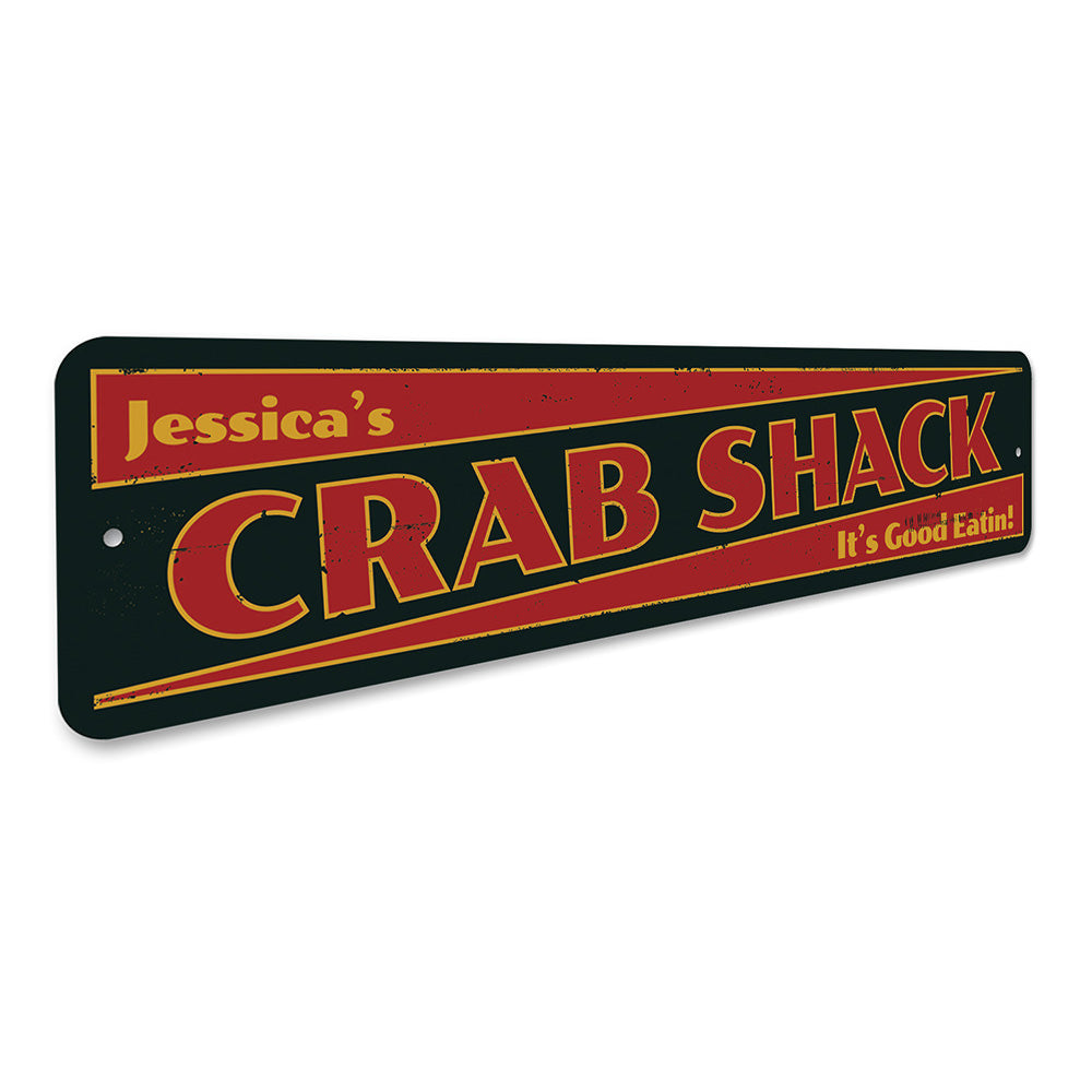 Crab Shack Sign Aluminum Sign