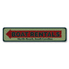 Boat Rentals Sign Aluminum Sign