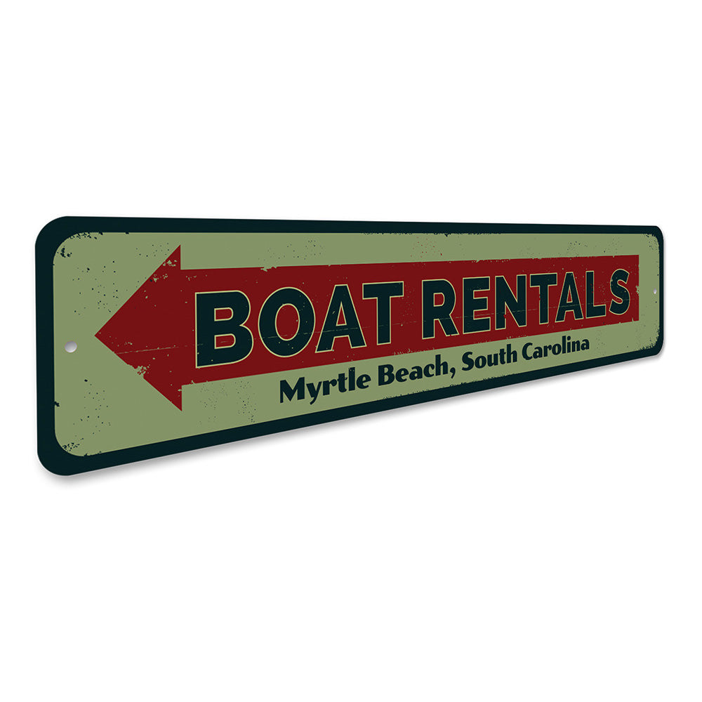 Boat Rentals Sign Aluminum Sign