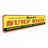 Surf Shop Sign Aluminum Sign