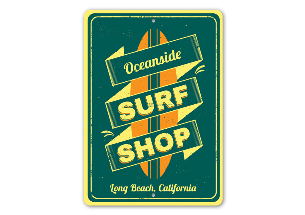 Oceanside Surf Shop Sign