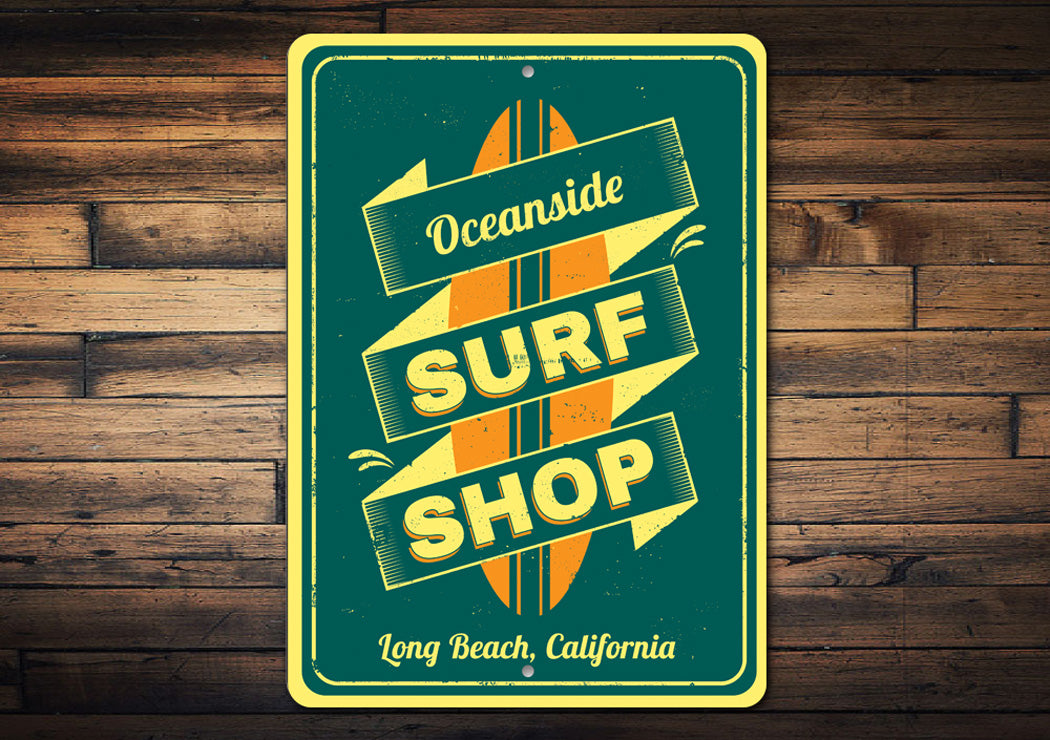 Oceanside Surf Shop Sign