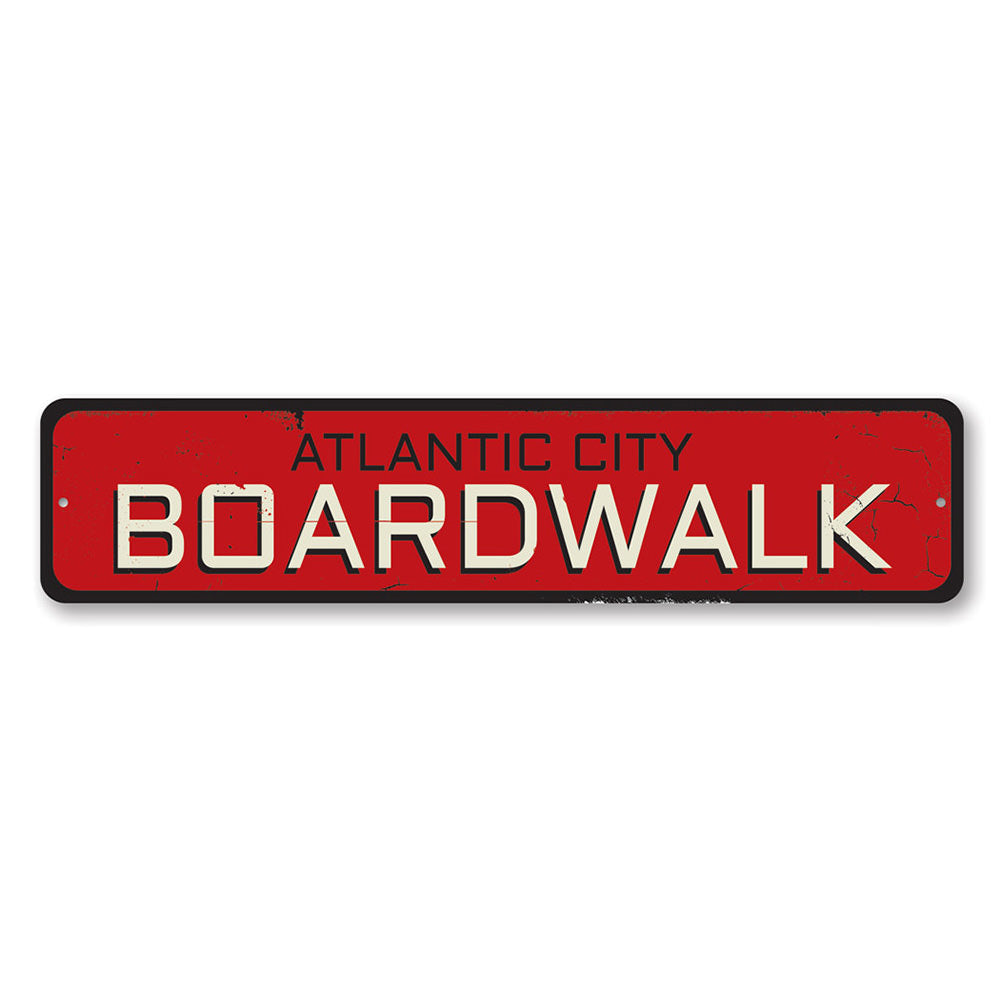 Boardwalk Location Sign Aluminum Sign
