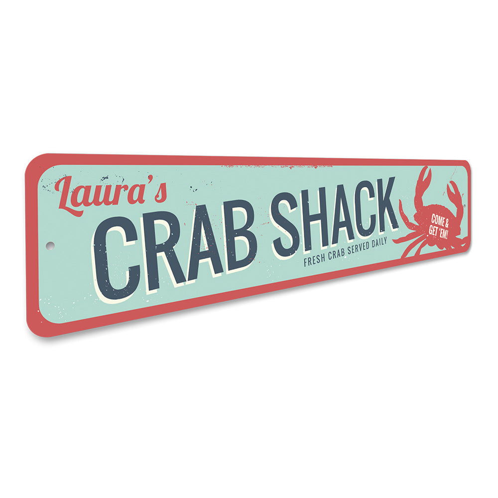 Fresh Crab Sign Aluminum Sign