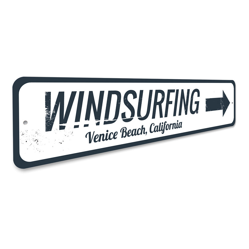 Windsurfing Sign Aluminum Sign