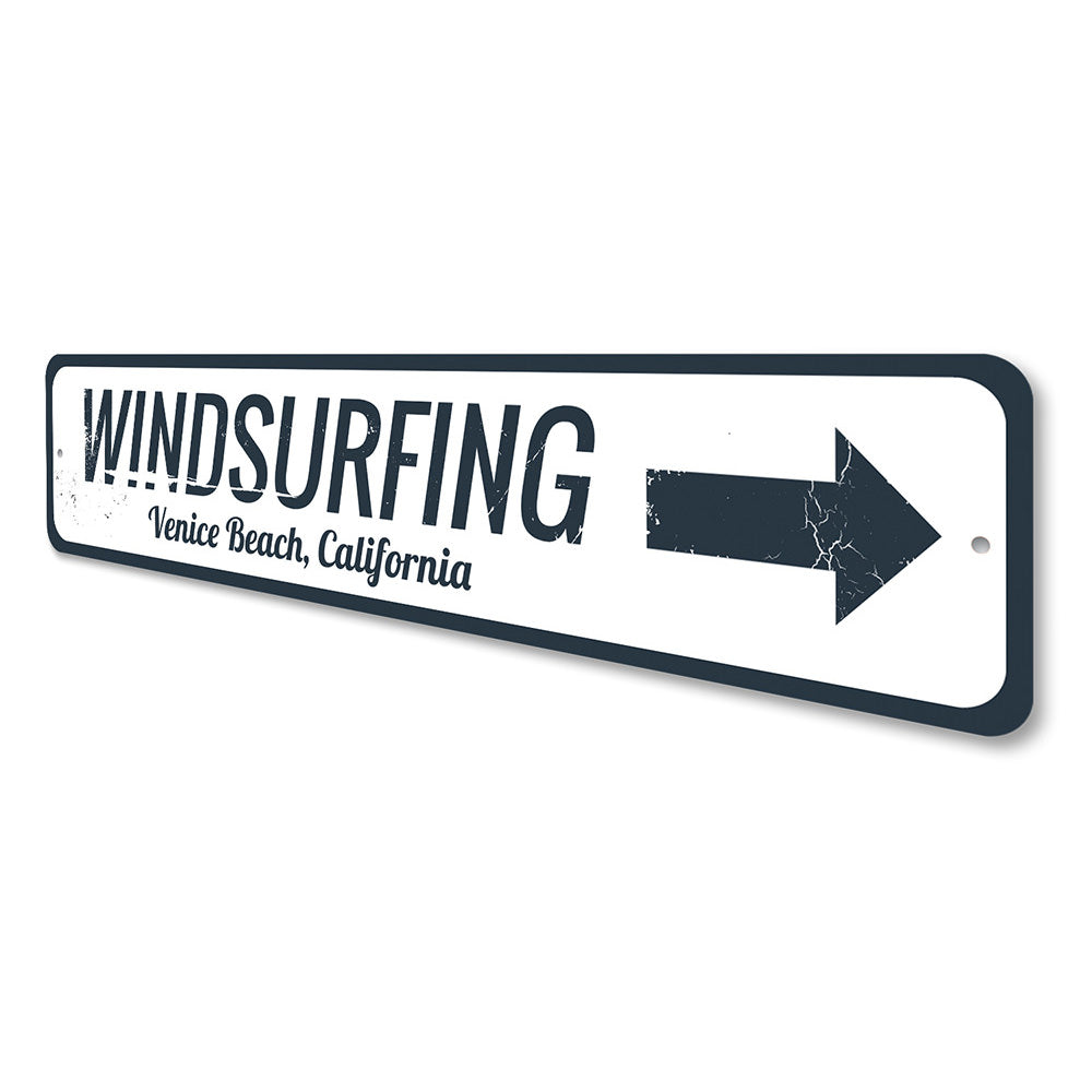 Windsurfing Sign Aluminum Sign