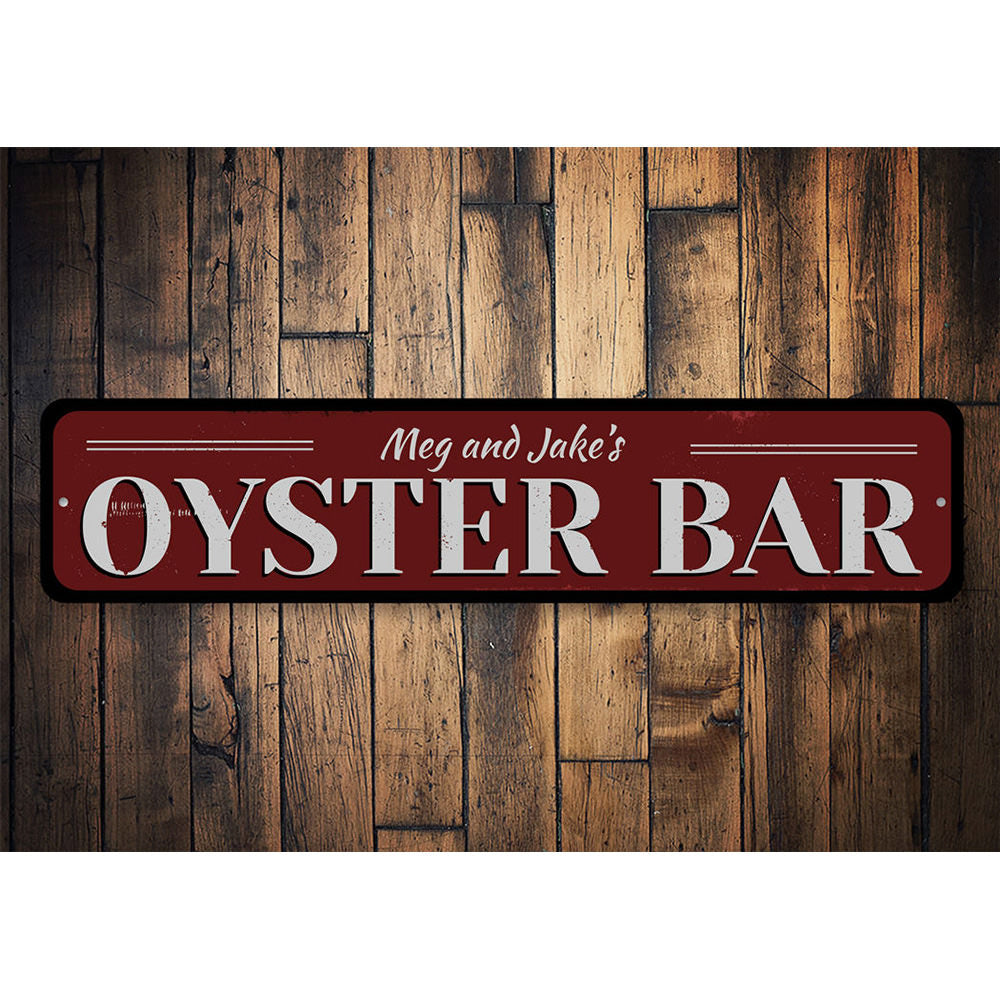Oyster Bar Sign Aluminum Sign