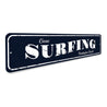 Gone Surfing Beach Sign Aluminum Sign