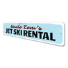 Jet Ski Rental Sign Aluminum Sign