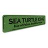 Sea Turtle Crossing Sign Aluminum Sign