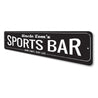 Come Early Stay Late Sports Bar Sign Aluminum Sign