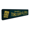 Welcome Tiki Bar and Grill Sign Aluminum Sign