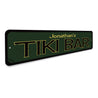 Tiki Sign Aluminum Sign