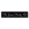 Family Mantle Sign Aluminum Sign