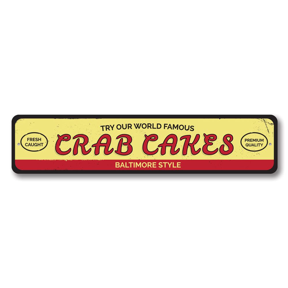 World Famous Crad Cakes Sign Aluminum Sign