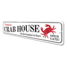 Fresh Crab House Sign Aluminum Sign