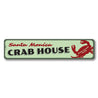 Fresh Crab Caught Daily Sign Aluminum Sign