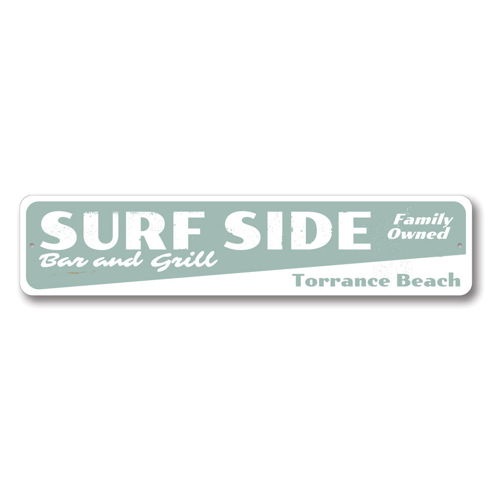 Surfside Bar & Grill Sign Aluminum Sign