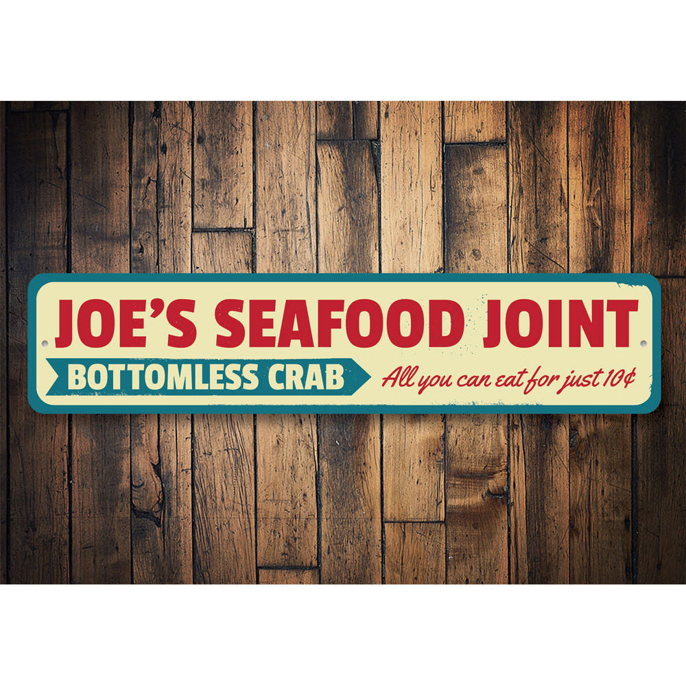 Seafood Joint Sign Aluminum Sign