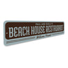 Beach House Restaurant Sign Aluminum Sign