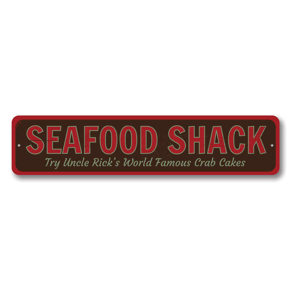 World Famous Seafood Shack Aluminum Sign