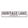 Lake House City State Sign Aluminum Sign