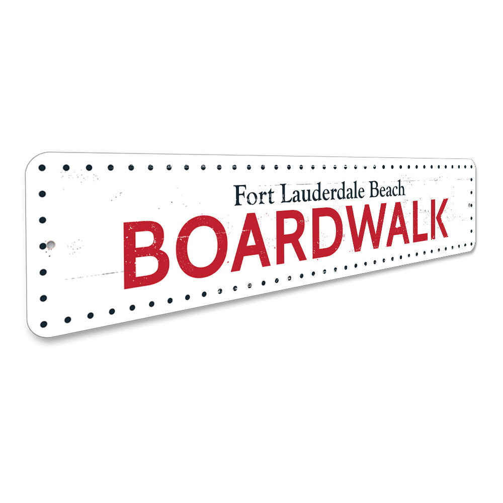 Boardwalk Marquee SIgn Aluminum Sign
