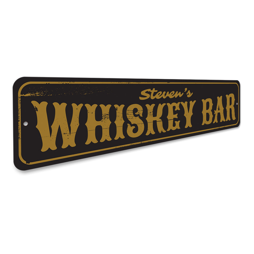 Whiskey Bar Sign Aluminum Sign