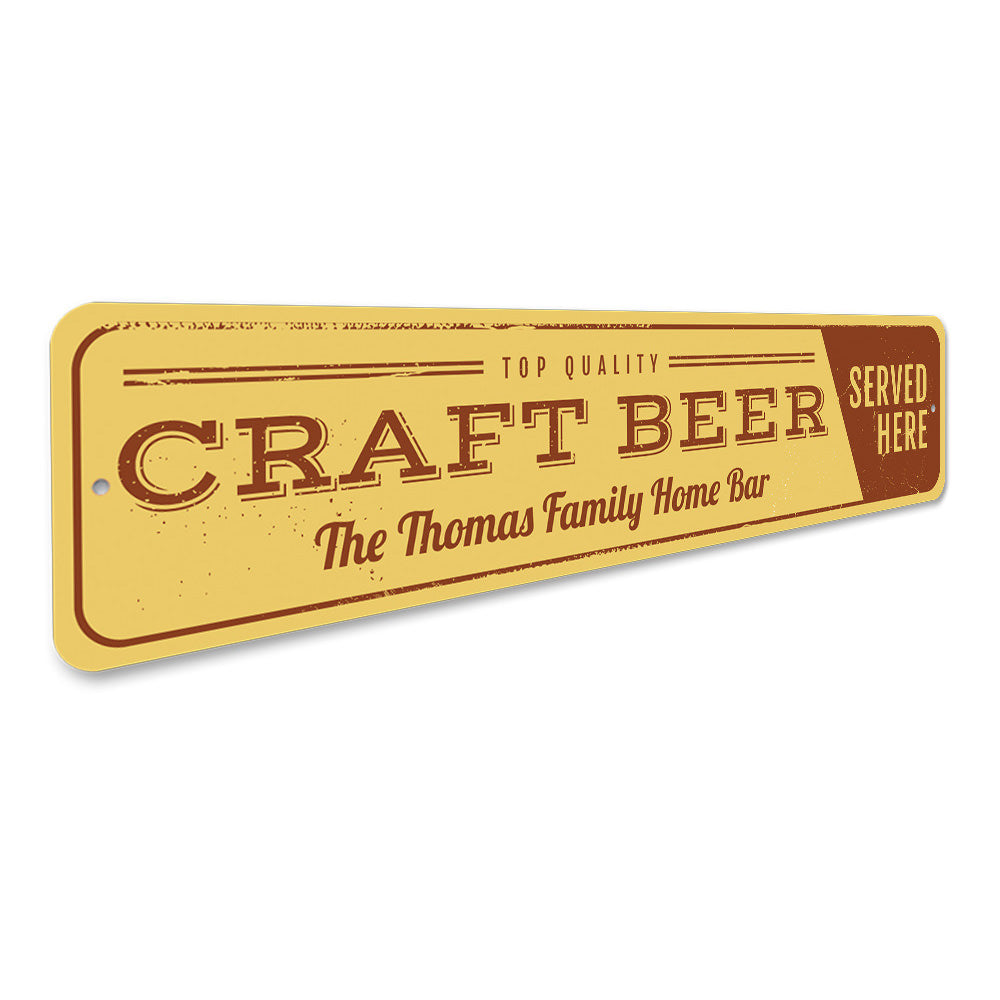Craft Beer Sign Aluminum Sign