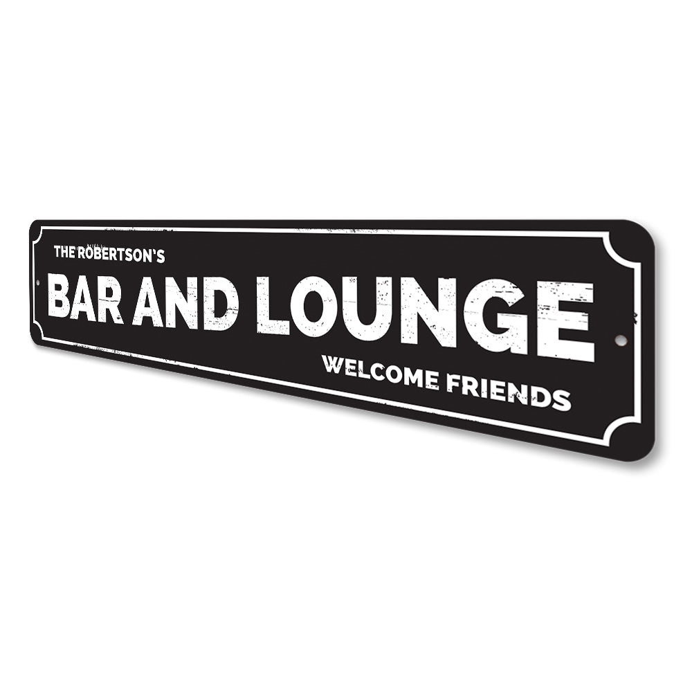 Bar and Lounge Sign Aluminum Sign
