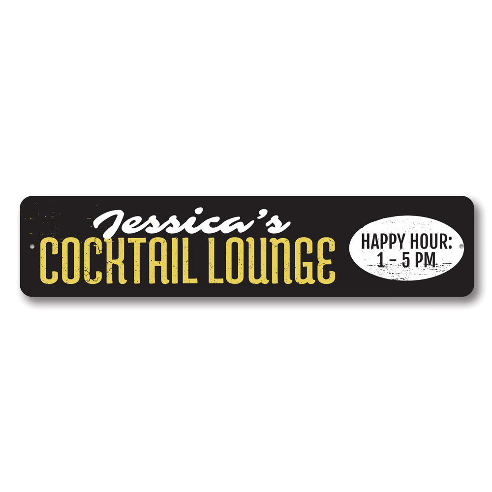 Cocktail Lounge Sign Aluminum Sign