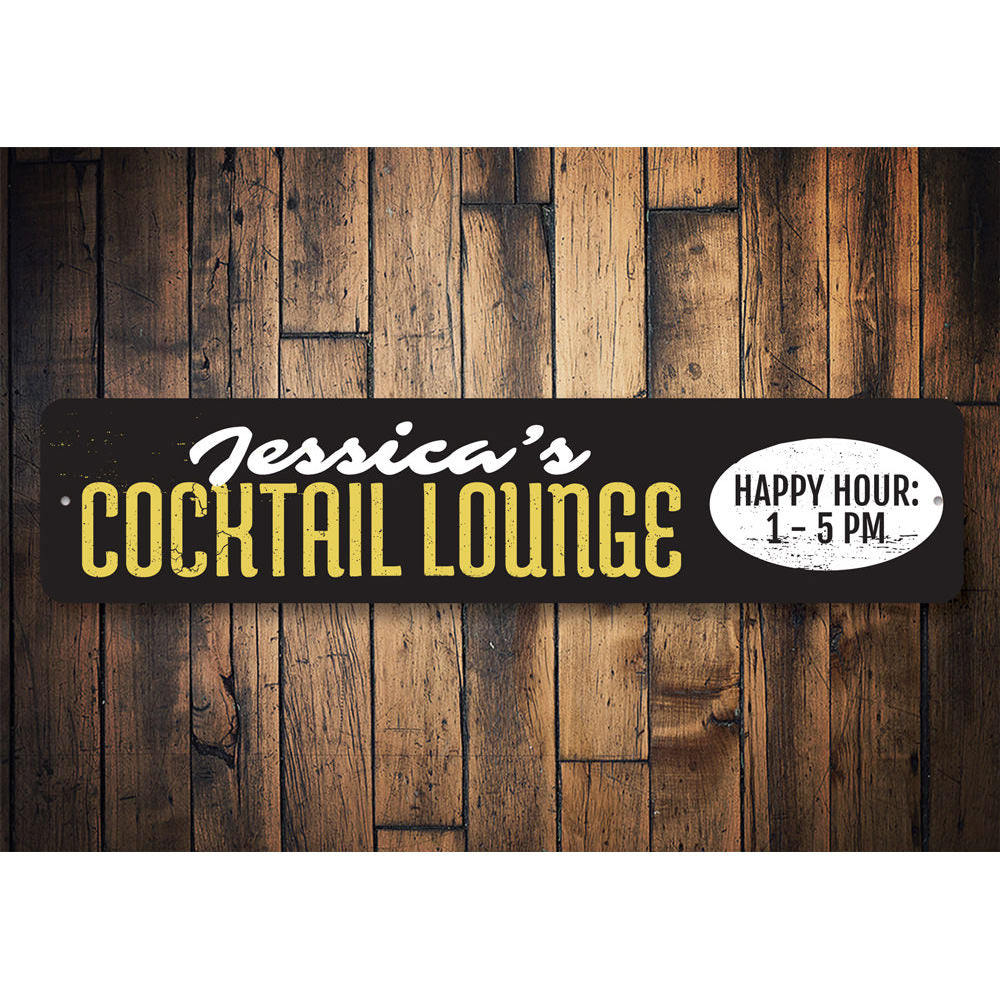 Cocktail Lounge Sign Aluminum Sign